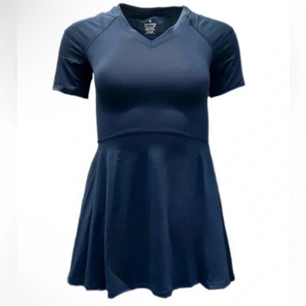Tommie Copper A-Line Compression Shoulder Support Shirt Navy Large NWT